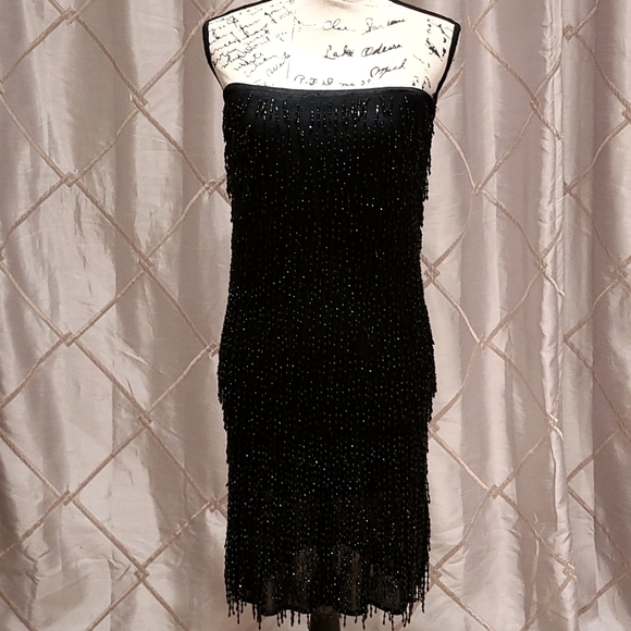 Moschino Dresses & Skirts - Moschino cheap and chic strapless dress/long skirt stretchy fabric with beading